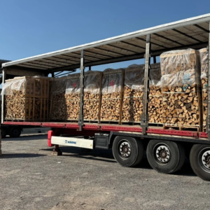 LKW-Ladung Eschenholz (48 RM) – 25-cm-Scheite – Premium H1 G1